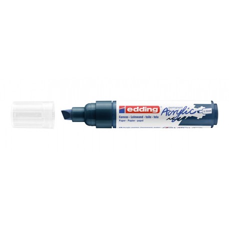 Edding 5000 Acrylic Marker Broad marcador permanente Punta de cincel Azul 1 pieza(s)