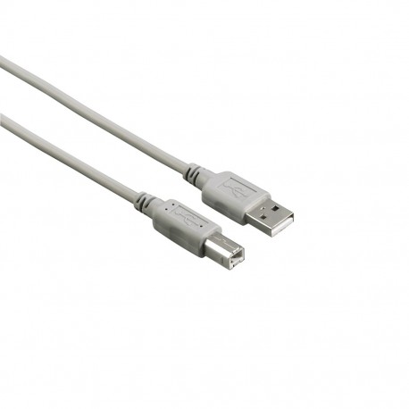 Hama 00200900 cable USB 1,5 m USB 2.0 USB A USB B Gris