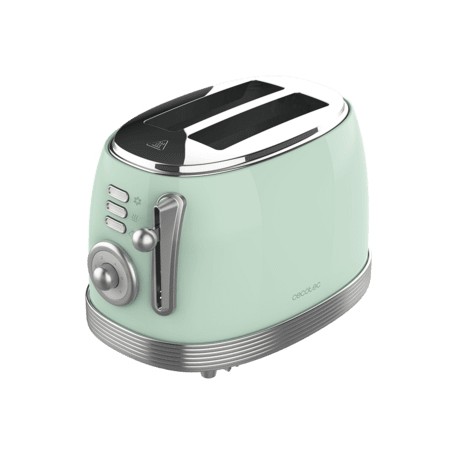 Cecotec Vintage 800 2 rebanada(s) 850 W Verde