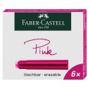 Faber-Castell 185508 Recambio de bolígrafo Rosa 6 pieza(s)