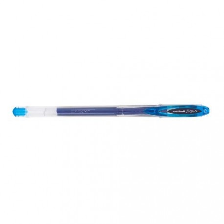 Uni-Ball UM-120 Bolígrafo de gel con tapa Azul claro 1 pieza(s)