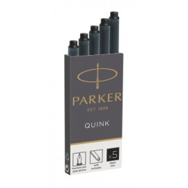 Parker Quink inktpatronen zwart, doos met 5 stuks Negro 5 pieza(s) - 1950382