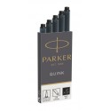 Parker Quink inktpatronen zwart, doos met 5 stuks Negro 5 pieza(s) - 1950382