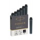 Parker 1950407 Recambio de bolígrafo Negro 6 pieza(s)