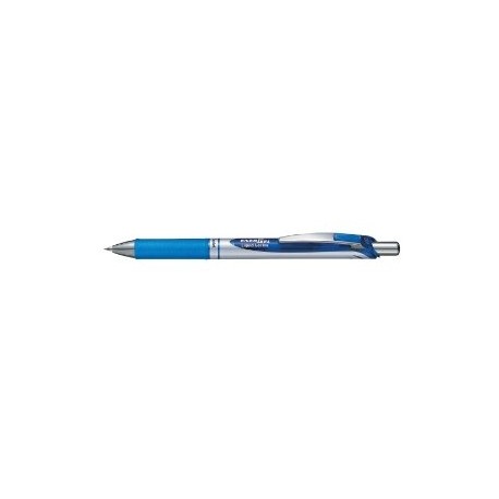 Pentel Energel XM Klick Bolígrafo retráctil con clip Azul 12 pieza(s) - BL77-CO