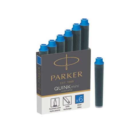 Parker 1950409 Recambio de bolígrafo Azul 6 pieza(s)