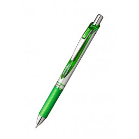 Pentel EnerGel Xm Bolígrafo de gel de punta retráctil Verde claro 1 pieza(s)