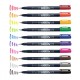 Tombow WS-BH-10P rotulador Fino/Medio Negro, Azul, Verde, Gris, Naranja, Rosa, Amarillo 10 pieza(s)