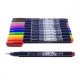 Tombow WS-BH-10P rotulador Fino/Medio Negro, Azul, Verde, Gris, Naranja, Rosa, Amarillo 10 pieza(s)