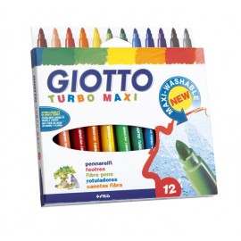 Giotto Turbo Maxi rotulador Verde 12 pieza(s) - 456018