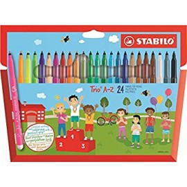 STABILO Trio A–Z rotulador Fino Multicolor 24 pieza(s) - 378/1-24-01