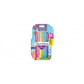 Papermate Flair rotulador Medio Multicolor 6 pieza(s) - 2108469