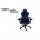 Deep Gaming Deep Command II Silla para videojuegos de PC Asiento acolchado Negro, Azul