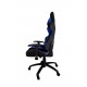 Deep Gaming Deep Command II Silla para videojuegos de PC Asiento acolchado Negro, Azul