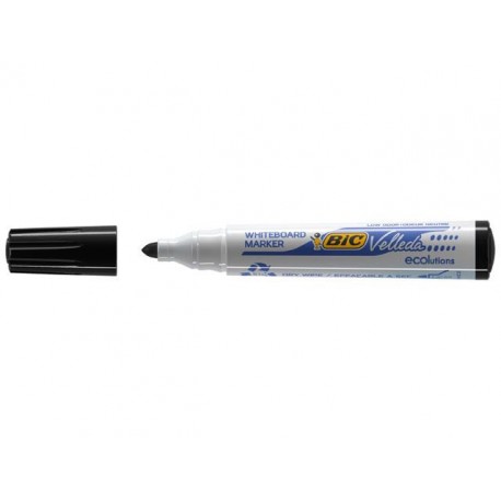 BIC Whiteboard Velleda ECOlutions 1701 marcador 12 pieza(s) Negro - 904937