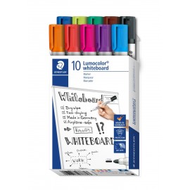 Staedtler Lumocolor 351 B10 marcador 10 pieza(s) Punta redonda