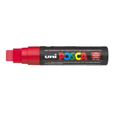 Uni-Ball uni POSCA PC-17K marcador 1 pieza(s) Punta de cincel Rojo - PC17KR