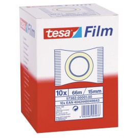 TESA 57382 66 m Transparente 10 pieza(s) - 57382-00001-00