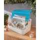 Leitz 61250061 caja de almacenaje Rectangular Acrilonitrilo butadieno estireno (ABS) Azul, Blanco