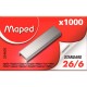 Maped M324605 Paquete de grapas 1000 grapas