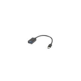 ADAPTADOR LANBERG OTG USB-C(M) A USB-A 2.0 (H) 15 CM NEGRO