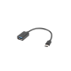 ADAPTADOR LANBERG OTG USB-C(M) A USB-A 2.0 (H) 15 CM NEGRO