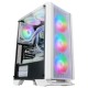 Mars Gaming MC-C Blanco Caja PC ATX Panel Frontal Metal-Mesh Cristal Templado 3 Ventiladores Frontales FRGB 120mm