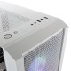 Mars Gaming MC-C Blanco Caja PC ATX Panel Frontal Metal-Mesh Cristal Templado 3 Ventiladores Frontales FRGB 120mm