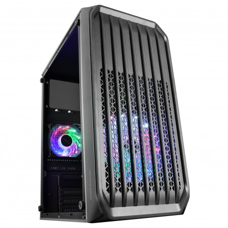 Mars Gaming MC-S2 Negro Caja PC Compacta Gaming Micro-ATX 2 Ventiladores