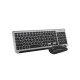 TECLADO + RATON WIRELESS PRESTIGE GRIS/NEGRO SUBBLIM - SUBKBC-DCEP20