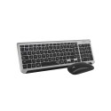 TECLADO + RATON WIRELESS PRESTIGE GRIS/NEGRO SUBBLIM - SUBKBC-DCEP20