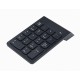 Gembird KPD-W-02 teclado numérico Portátil/PC Bluetooth Negro