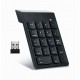 Gembird KPD-W-02 teclado numérico Portátil/PC Bluetooth Negro