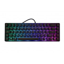 Deep Gaming mini TM065 teclado USB QWERTY Español Negro - DG-TEC65-RGB