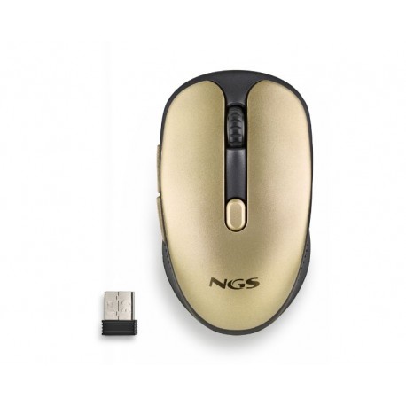 RATON EVO RUST WIRELESS RECARGABLE DORADO NGS