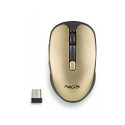 RATON EVO RUST WIRELESS RECARGABLE DORADO NGS