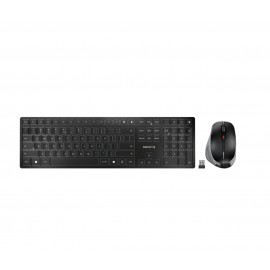 CHERRY DW 9500 SLIM teclado Ratón incluido RF Wireless + Bluetooth QWERTY Español Negro, Gris - JD-9500ES-2