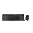 CHERRY DW 9500 SLIM teclado Ratón incluido RF Wireless + Bluetooth QWERTY Español Negro, Gris - JD-9500ES-2