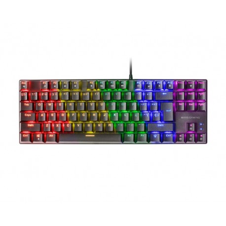 TECLADO MECANICO MK80 ANTI-DUST BROWN FRGB NEGRO MARS GAMING