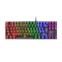 TECLADO MECANICO MK80 ANTI-DUST BROWN FRGB NEGRO MARS GAMING