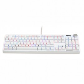 iggual Teclado gaming mecánico PEARL RGB blanco - IGG317976