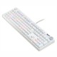 iggual Teclado gaming mecánico PEARL RGB blanco - IGG317976