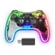 Mars Gaming MGP-24 Gamepad Inalámbrico 2.4GPRO Neon RGB Vibración Háptica Dual