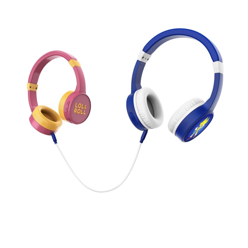 Energy Sistem Lol&Roll Auriculares Inalámbrico y alámbrico Diadema  Llamadas/Música USB Tipo C Bluetooth Azul, Blanco