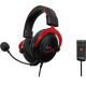 HP HyperX Cloud II Auriculares Alámbrico Diadema Juego Negro, Rojo