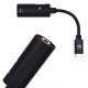 Ewent EC1655 adaptador de cable USB Type-C 3.5mm, USB Type-C Negro