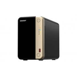 QNAP TS-264 NAS Torre Ethernet Negro, Oro N5095