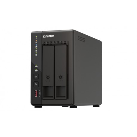 QNAP TS-253E NAS Torre Ethernet Negro J6412