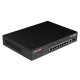 Edimax Switch GS-5210PLG Gestionado Gigabit Ethernet (10/100/1000) Energía sobre Ethernet (PoE) Negro