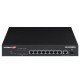 Edimax Switch GS-5210PLG Gestionado Gigabit Ethernet (10/100/1000) Energía sobre Ethernet (PoE) Negro